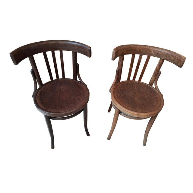 Antique Thonet Style Chairs, 1900, Set of 3 For Sale - Image 4 of 9