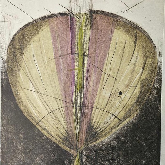 Antonia Dombrowsky, Composition, 1991, Color Etching For Sale - Image 3 of 11