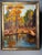 Impressionist Vintage Mid Century Impressionist Fall Landscape Original Oil Framed Painting For Sale - Image 3 of 14