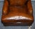 Textile Large Howard Style Hand Dyed Leather Armchairs with Feather Filled Cushions, Set of 2 For Sale - Image 7 of 18