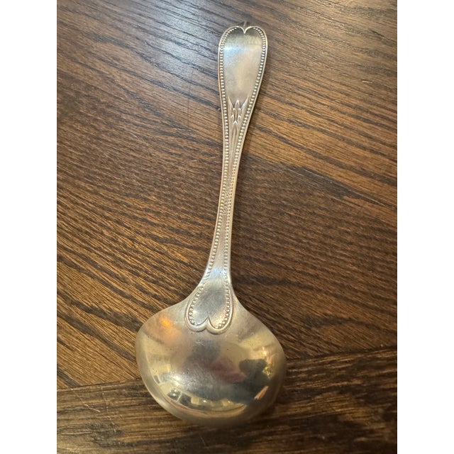 Antique William Gale “Mayflower” Sterling Silver Ladle 8” For Sale In Detroit - Image 6 of 7