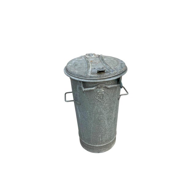 Large Vintage Galvanised Zinc Metal Bin or Garden Planter from Othr, 1970s For Sale - Image 15 of 15