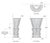 Visual Comfort Chapman & Myers for Visual Comfort Signature Antigua Medium Sconce in Bronze and Natural Abaca For Sale - Image 4 of 5