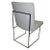 1970s 8 Milo Baughman Leather & Chrome Thin Series High Back Chair For Sale - Image 5 of 8