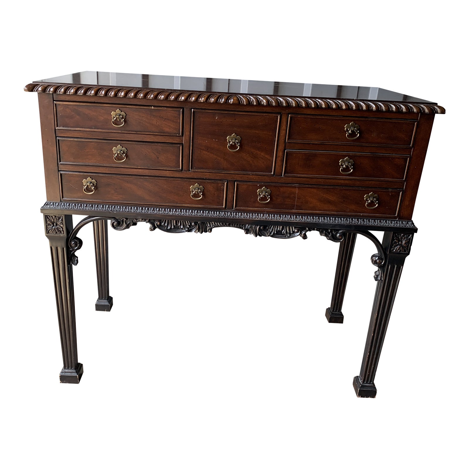 Drexel Heritage Mahogany Silver Chest Chairish