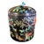 Early 20th Century Chinese Qing Dynasty Black Porcelain Famille Noir Jar For Sale