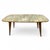 Mid-Century Modern Italian Table with Marbled Glass For Sale - Image 6 of 6