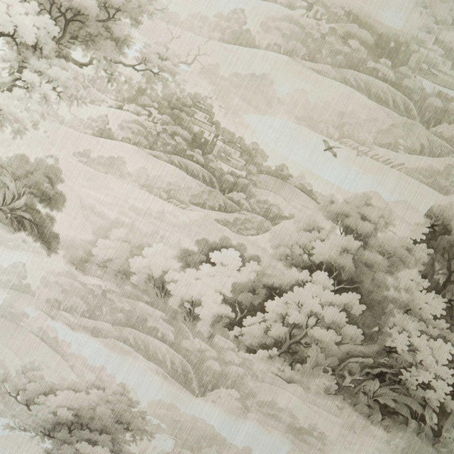 Immerse yourself in the quiet romance of the French countryside with Hillside Daydream, a serene textile design that...
