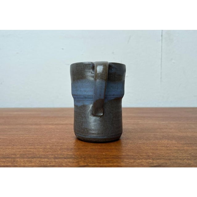 Mid-Century German Minimalist Studio Pottery Carafe Vase, 1960s For Sale - Image 16 of 18