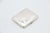 Plain Rectangular Silver Cigarette Case For Sale - Image 3 of 3
