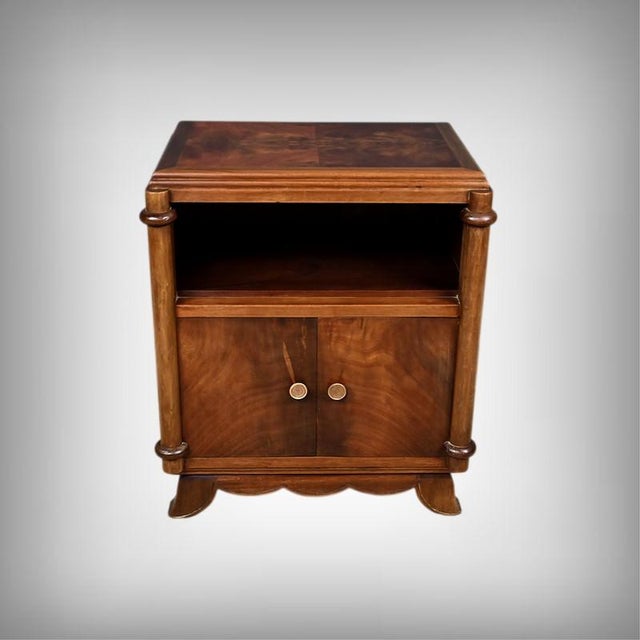 Small Art Deco Mahogany Living Room Cabinet, 1930 For Sale - Image 15 of 15