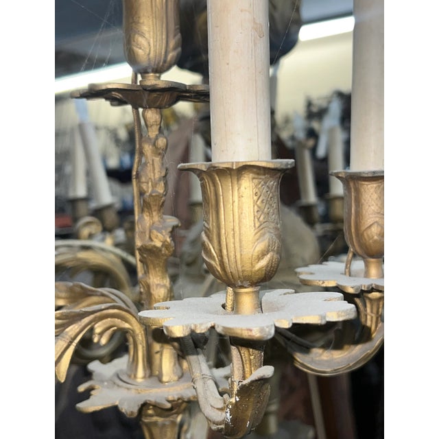 Copper 1920s Spanish Mediterranean Chandelier Rupert Murdoch Estate For Sale - Image 8 of 13