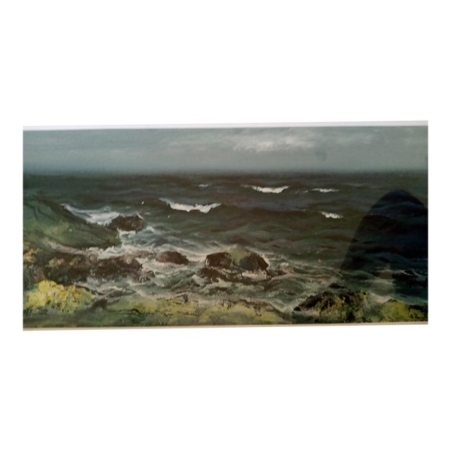 Secret Cove Maui, Oil on Panel, Ca 1980 For Sale