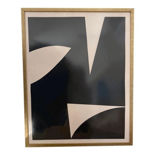 Large Vintage Abstract Framed Original Collage, 1001l For Sale