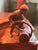Mid 20th Century Paul E. Caron Lamp With Shade For Sale - Image 4 of 8