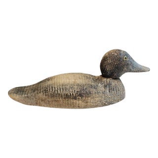 Antique Folk Art Style Mallard Hen Decoy For Sale