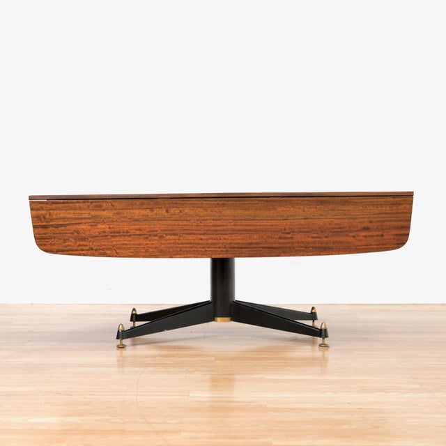 1950s Elevator Coffee Drop Leaf Dining Table by E Gomme For Sale - Image 11 of 12