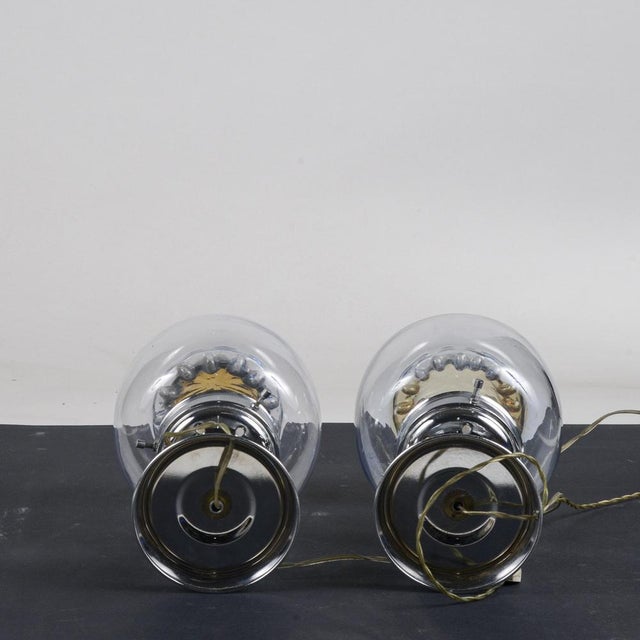 Goldenrod Table Lamps, 1970s, Set of 2 For Sale - Image 8 of 10