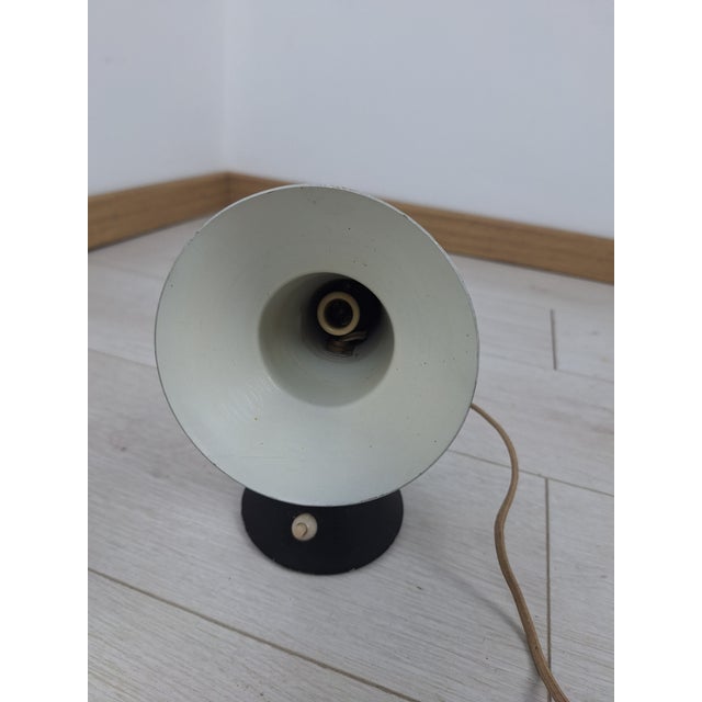 Mid-Century Modern Wall Light in Aluminum and Elongated Green Cone by Stilnovo, 1950s For Sale - Image 3 of 14