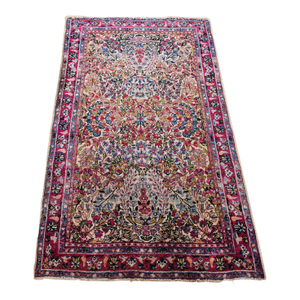 Late 19th Century Kerman Lavar Rug
