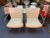 A nice pair of armchairs from the late 20th century by Hickory Business Furniture. They have a heavy metal frame in a...