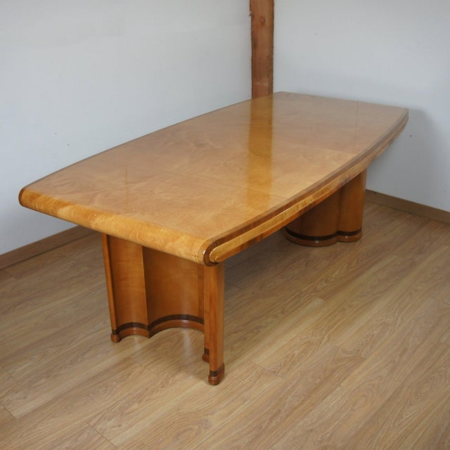 Art Deco Eight Seater Dining Suite from Hille of London, 1930s, Set of 9 For Sale - Image 11 of 16