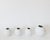 Mid Century Modern Glazed White Porcelain Botanical Candle/Vase Set by Hutschenreuther Germany - 4 Piece Set For Sale - Image 12 of 13