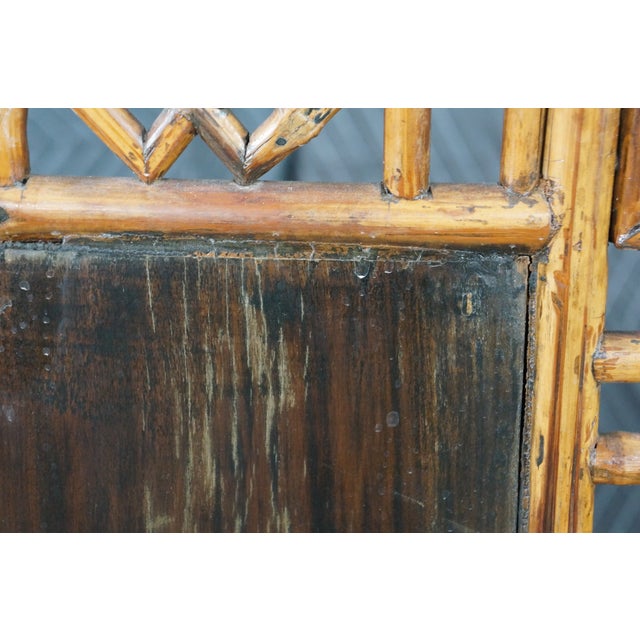 Antique 19th C. Chinese Export Brighton Pavilion Bamboo Chinoiserie Armchair For Sale - Image 16 of 18