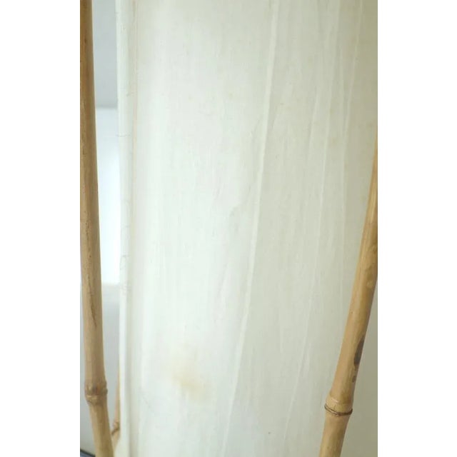Bamboo Floor Lamp by Louis Sognot, France, 1970s For Sale - Image 4 of 5