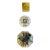 Vintage Mid-Century Lucite Exploding Watch Parts Paperweight Sculptures in the Manner of Pierre Giraudon Set of Three For Sale