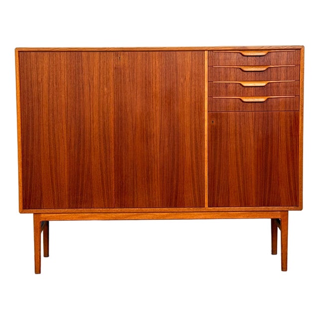 Highboard in Teak by B. Fridhagen for Bodafors, 1950s For Sale