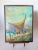 Textile Mid Century Modern Impressionist Seascape Beach Painting, by S. Aguilar Navarro For Sale - Image 7 of 9