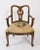 18th Century Walnut Italian Open Back Armchair For Sale - Image 4 of 13