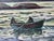 American Antique Framed Tonalist Seascape Lithograph: Maritime Art Print For Sale - Image 3 of 10