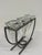 1980s Vintage 1980s Brutalist Iron & Crystal Triple Votive Candle Holder Candelabra For Sale - Image 5 of 12