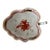 20th Century Herend Chinese Bouquet Nut / Trinket Dish in Rust For Sale