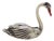 Vintage Italian Handmade Silver Swan, 1980s For Sale