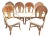 Maitland Smith Style Bamboo & Tessellated Dining Chairs Set of 6 For Sale