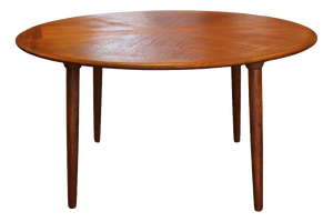 Round Coffee Table in Teak by H. W. Klein for Bramin Møbler, 1960s