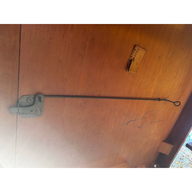 Wood 1960s Mid Century Table and 6 Chairs For Sale - Image 7 of 12