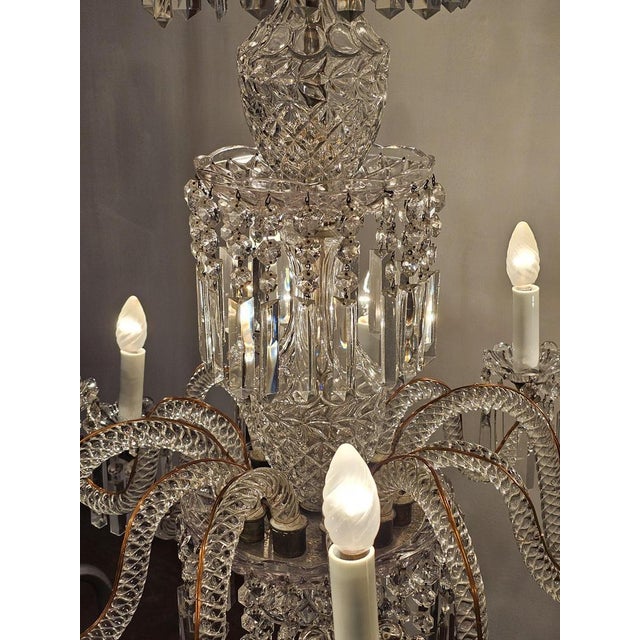 Crystal Chandelier from Baccarat, 1940s For Sale - Image 6 of 18