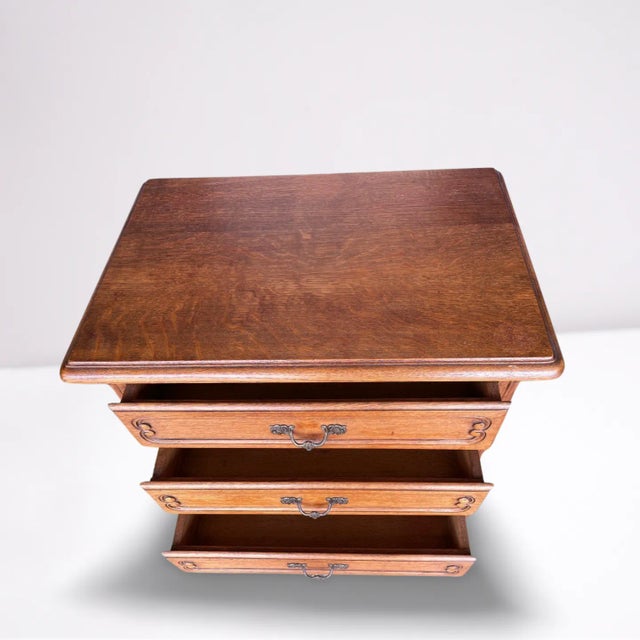 Antique French Country Chest With Three Drawers For Sale - Image 4 of 9