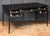 French Ebonized Writing Table or Desk With Embossed Leather Top With Side Leaves For Sale - Image 11 of 11