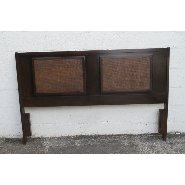 Mid Century Modern Full Queen Size Headboard For Sale - Image 9 of 11