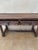 Rustic Spanish Walnut Low Table With Carved Drawers, Circa 1930 For Sale - Image 3 of 9