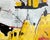 Christiane Corcelle "Safran" Mixed Media on Canvas, Abstract Landscape in Saffron Yellow and Black, 2024 For Sale - Image 4 of 10