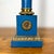 1950s Neoclassical Lapis Lazuli Blue Plated Solid Brass Column Table Lamp For Sale - Image 5 of 13