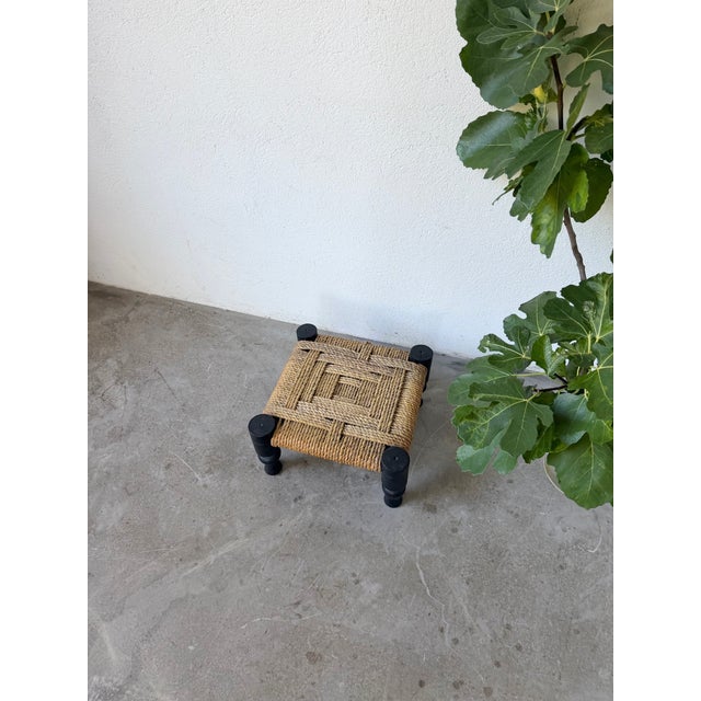 Small Low Stool by Audoux Minet, 1950s For Sale - Image 6 of 18