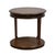 Neoclassical High End Vintage Banded Bookmatched Walnut Italian Neoclassical 29" Oval Accent End Table For Sale - Image 3 of 8