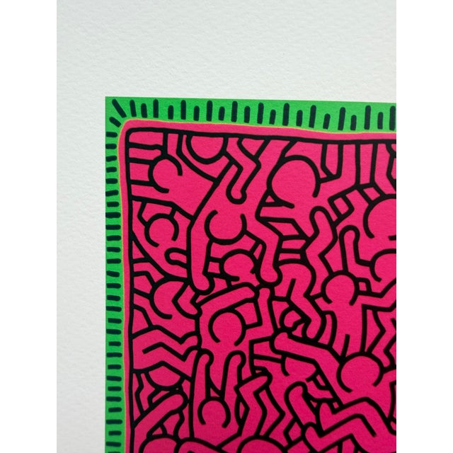 White Keith Haring (1958-1990), Untitled, Copyright Keith Haring Foundation, Licensed by Artestar New York, Printed in the Uk For Sale - Image 8 of 9